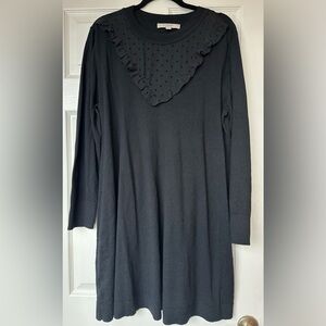 Loft Sweater Dress With Mesh Detail